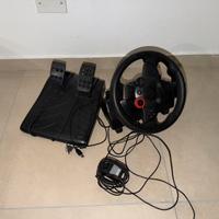 Volante e pedaliera logitech