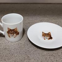 Tazzina da caffè con gattino -  nuova