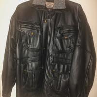 giubbotto in ecopelle da uomo