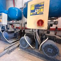 Pompe autoclave, gemellate con quadro.