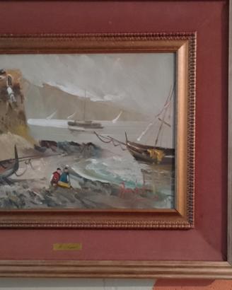 dipinto olio su  masonite 