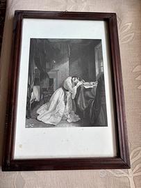 Quadro Clarissa Harlowe di Charles Landseer