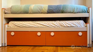 Doppio letto ragazzo serie Doimo Cityline