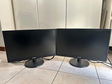 2x monitor philips 21.5" 223V5L