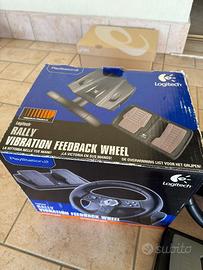 Logitech Rally Vibration Feedback Wheel PS2