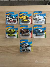 Set 7 hot wheels dal 2021 al 2023