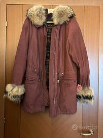 Giacca donna in pelle e pelliccia Atelier Moretti