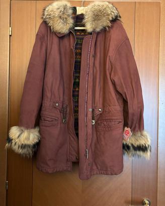 Giacca donna in pelle e pelliccia Atelier Moretti