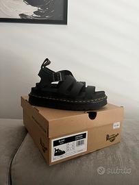 Dr. Martens Sandali Blaire Neri/Black in Pelle