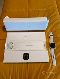 Apple watch serie 6 GPS 44mm argento