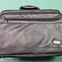 Borsa in pelle da ufficio Nera