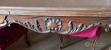 Tavolo Provenzale di antiquariato + 6 sedie