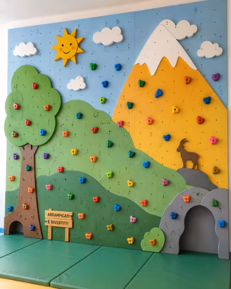 Arrampicate per Bambini per Scuole, Aree Sportive