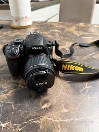 Nikon D3400 kit 28-55 mm VR come nuova