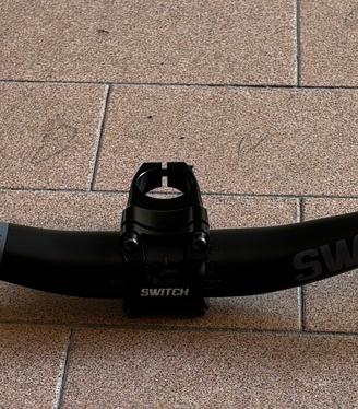 Manubruio in carbonio Switch 780mm rise 35 + attac