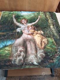 Dipinto su velluto Fiorentino 