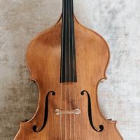 Contrabbasso di liuteria rumena con extension