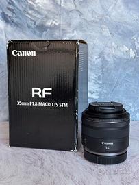 Canon RF 35mm F1.8 Macro IS STM – Pari al nuovo