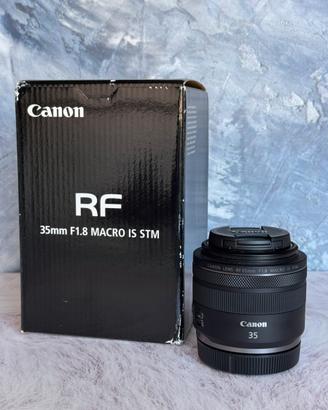 Canon RF 35mm F1.8 Macro IS STM – Pari al nuovo