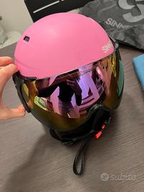 Casco sci con maschera