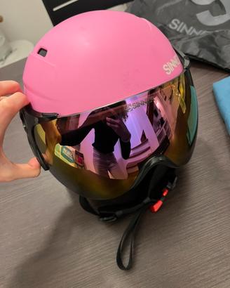 Casco sci con maschera