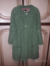 cappotto donna verde 48