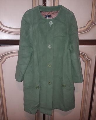 cappotto donna verde 48