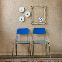 Coppia di sedie in formica