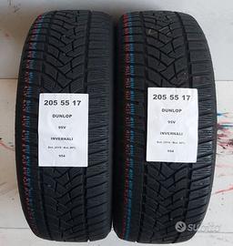 2 gomme 205 55 17 dunlop a954