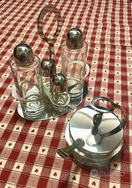 Portacondimenti e formaggera di design Bugatti