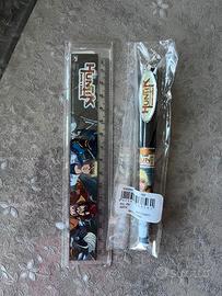 Set cancelleria righello + penna firmati "Huntik"