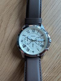 orologio cronografo Fossil  Grant FS4735 uomo marr