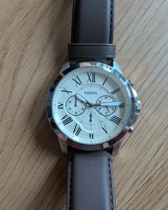 orologio cronografo Fossil  Grant FS4735 uomo marr