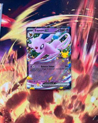 Carta pokemon Espeon ex 070 30° Anniversario ita