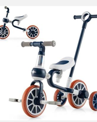 Triciclo bimbo 2-4 anni, 5 in uno.