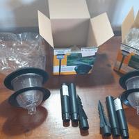 2 lampade solari da giardino