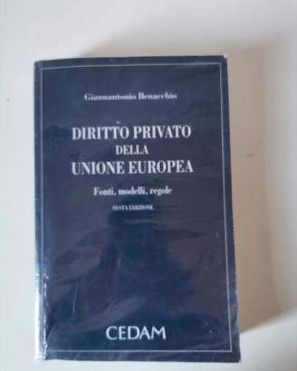 libri universitari Diritto privato UE