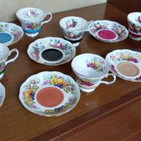 Set 6 tazze da tè Royal Albert serie Country Fayre
