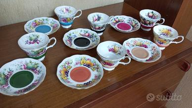 Set 6 tazze da tè Royal Albert serie Country Fayre