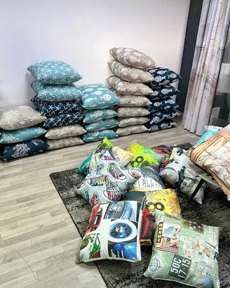 Cuscini artigianali nuovi 40x40