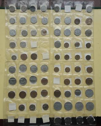 Monete extra-europee collez. a partire da 50 cent.