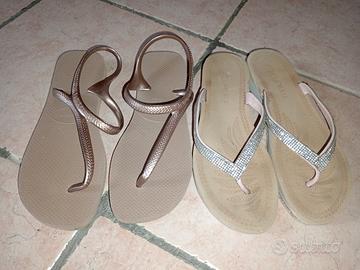 Sandali Havaianas + Infradito gioiello (nr. 39/40)