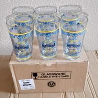 Bicchieri di Vetro da 0,2 Birra Messina Nuovi