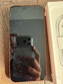 Iphone 17 pro max arancio con vetro rotto. 512gb
