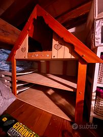 Giocattolo casa in legno su 3 piani-zona Cerveteri