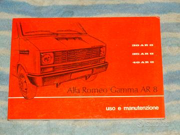 USO E MANUTENZIONE FURGONE ALFA ROMEO AR 8
