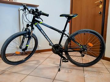 Bici Ragazzo Rockrider st500 nero 24 pollici