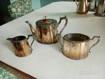 Teiera caffettiera 3 pz