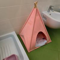 cuccetta a tenda per cani/ gatti
