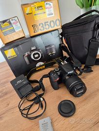 Nikon D3500 Kit Af-P 18-55Mm F3.5-5.6G Vr+32Gb